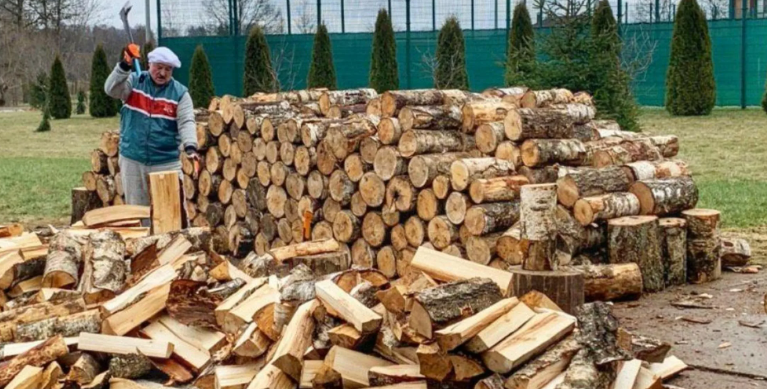 Александр Григорьевич в силах обеспечить колотыми дровами небольшое европейское государство (фото с сайта news.myseldon.com)