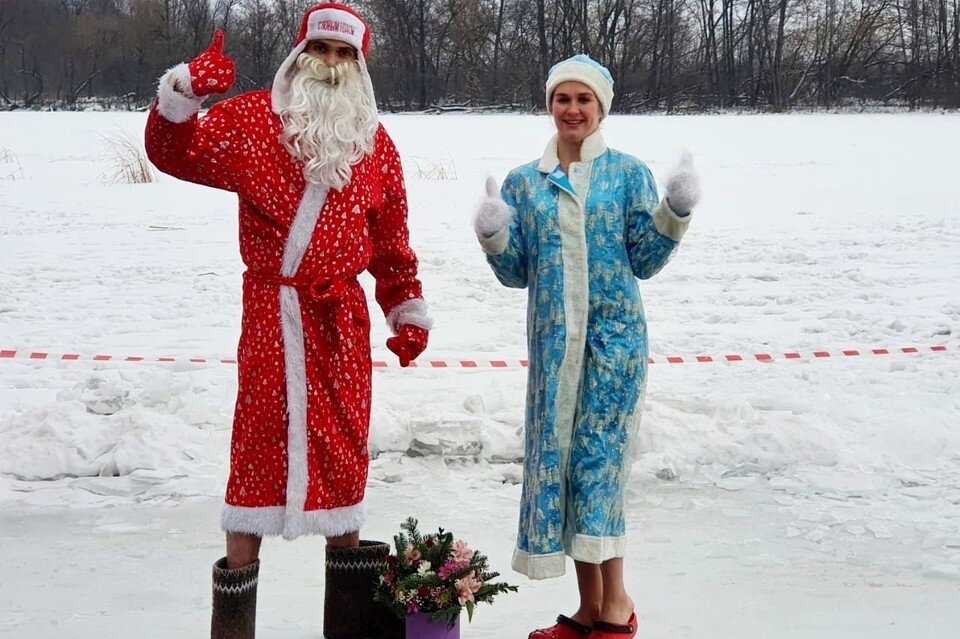     Как липецкие моржи отмечают Новый год