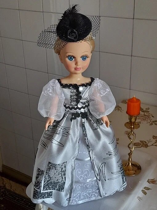 Бальное платье "На пороге декабря" для куклы Анастасии. Декабрь, 2022.