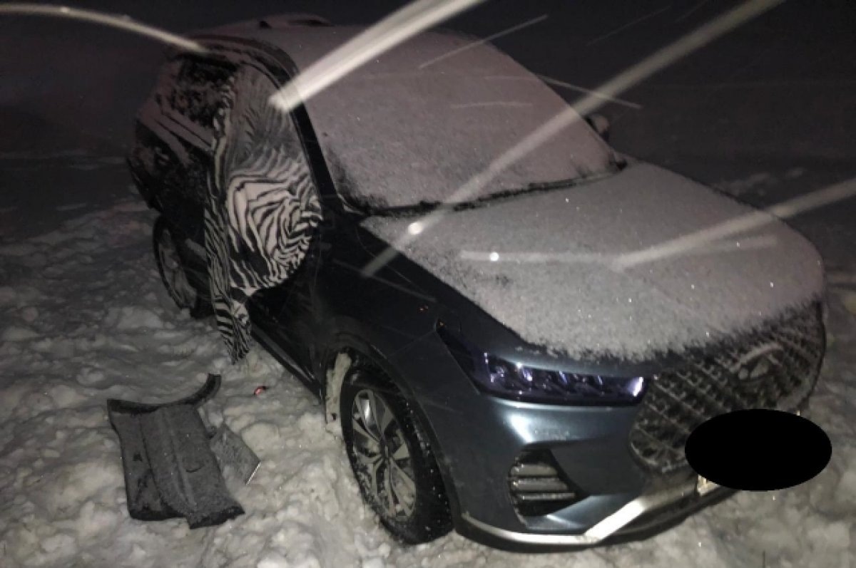    Toyota протаранила Chery на трассе Оренбург - Самара