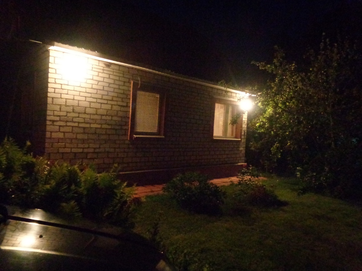 Подсветка места парковки