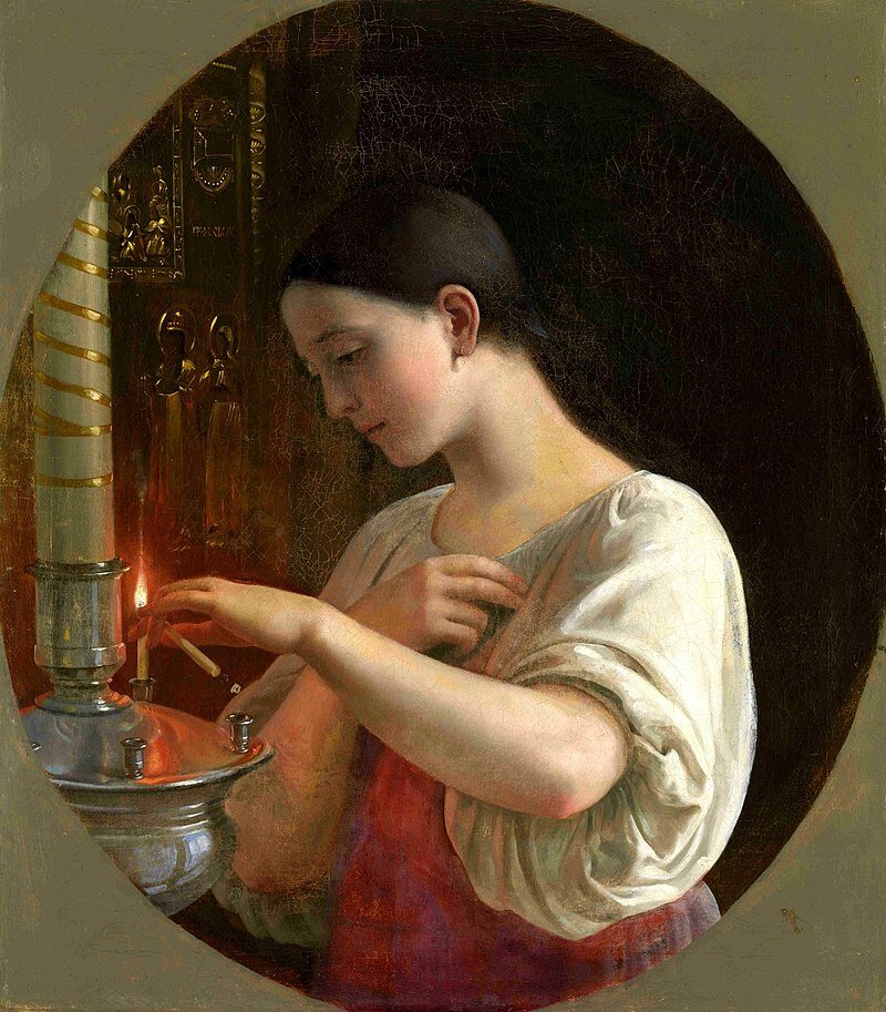 Сергей Грибков. В церкви