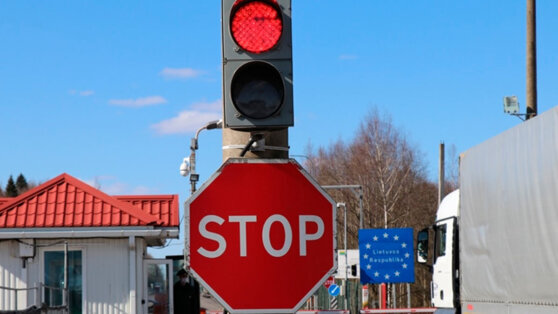    Литва прекратила взаимодействие с Белоруссией по пропуску транспорта через границу Анастасия Романова