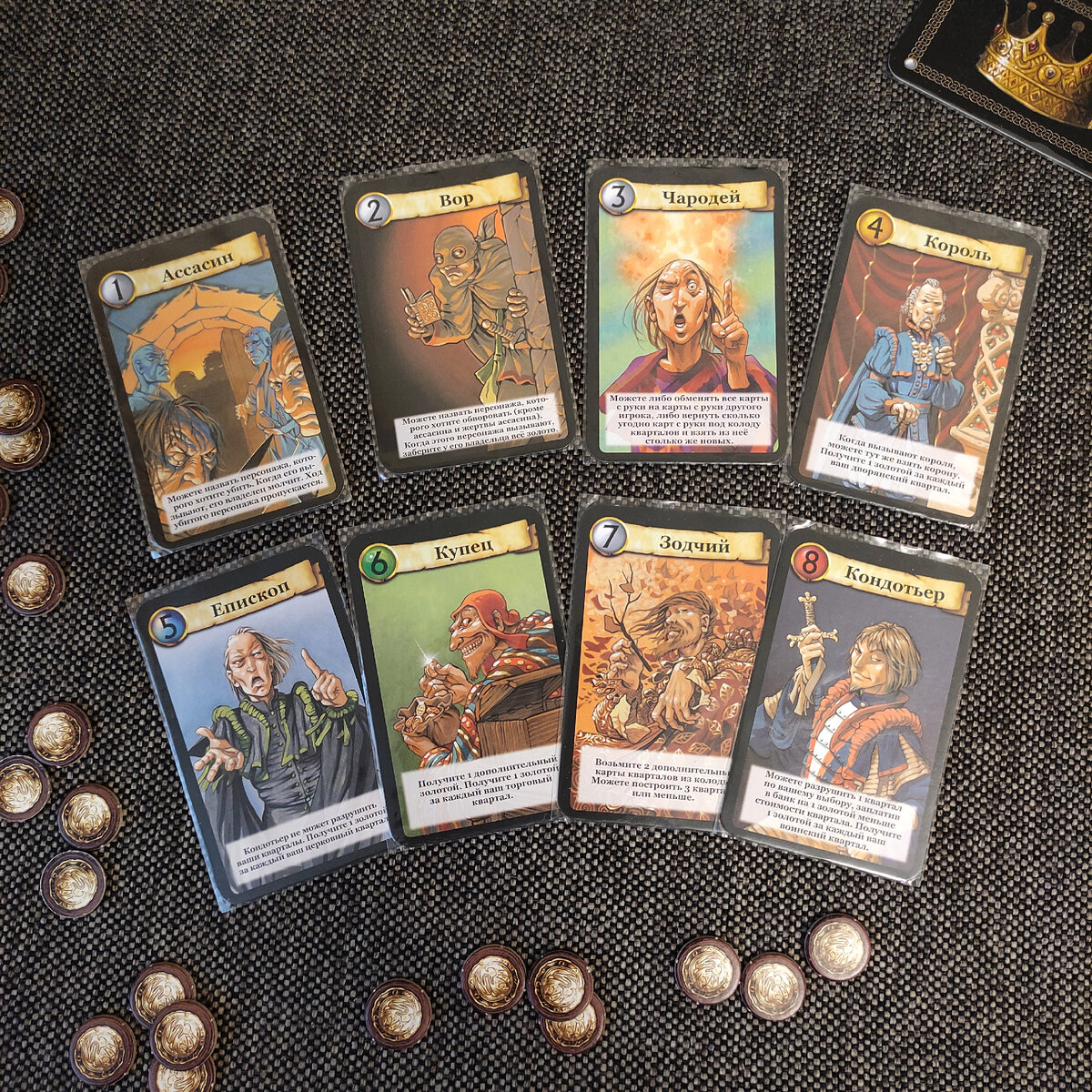 Карты персонажей