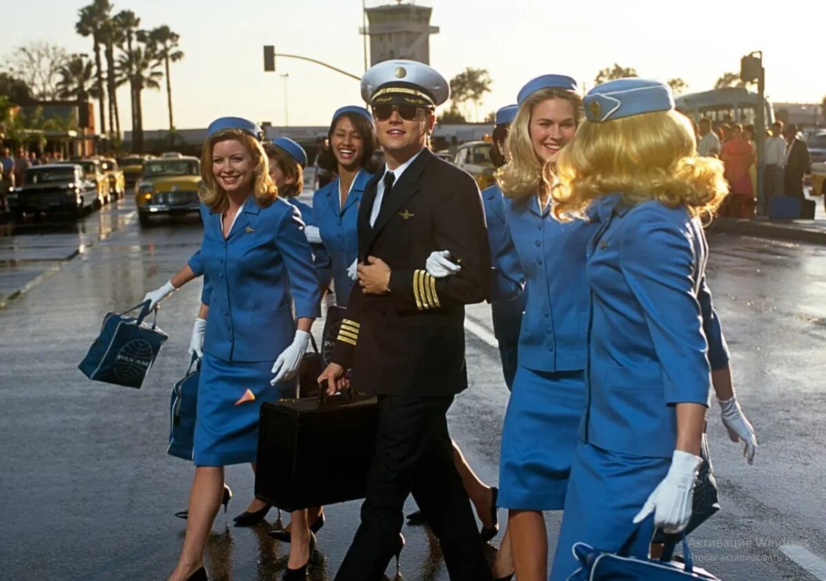 кадр из фильма «Поймай меня, если сможешь»