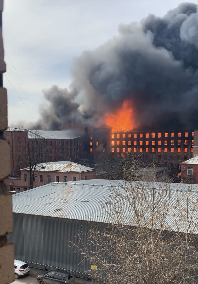 Вид из окна соседнего здания