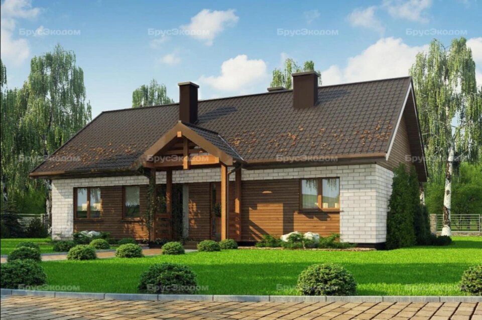 Проект каркасного дома Боровик 123