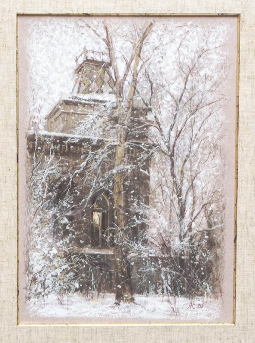 Ефремова Анна "Зимняя пелена" 28х20