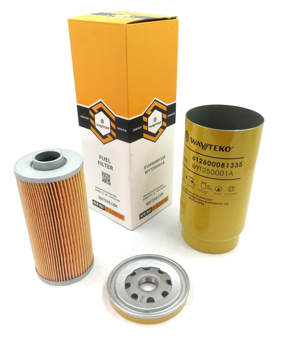 Фильтр топливный Евро3 PL420 грубой очистки (с подогревом) WAYTEKO PREMIUM LINE 612600081335. Фото производителя