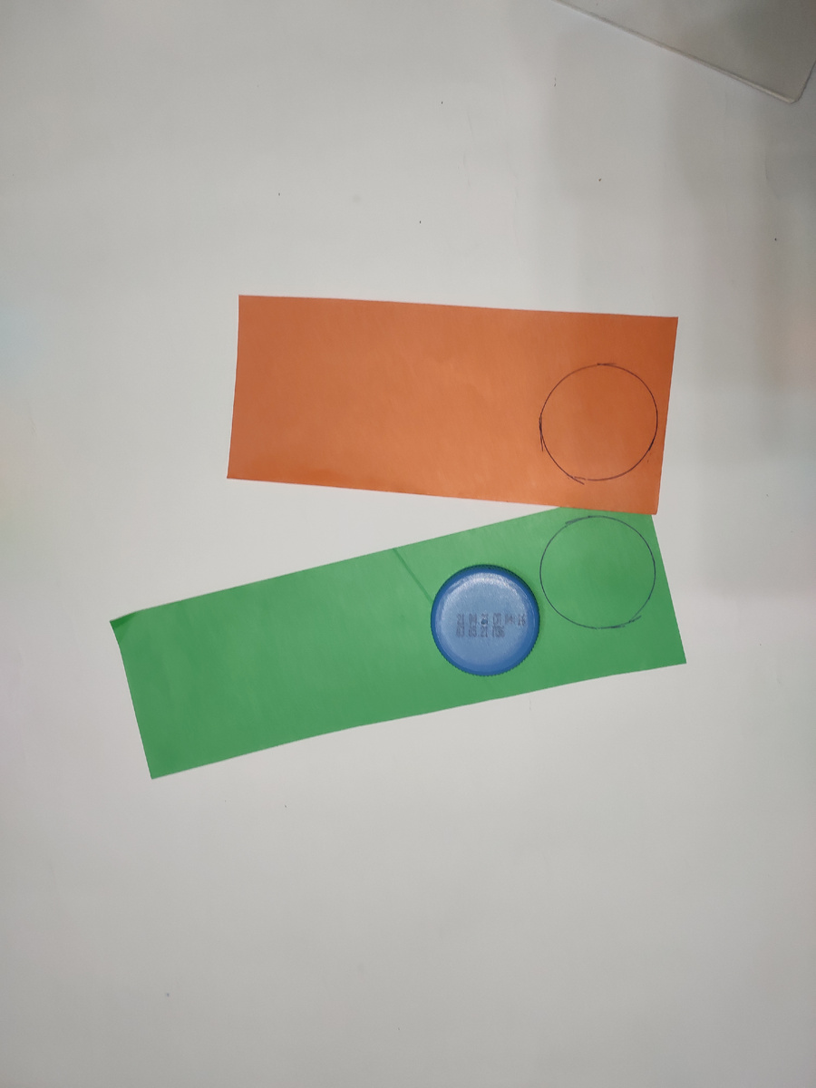 Обводим 2 круга