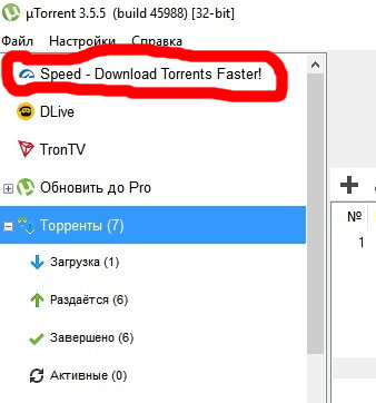 Если у вас такой строчки нет, перезагрузите компьютер, если ничего не появилось, полностью удалите ваш старый торрент и скачайте заново.
