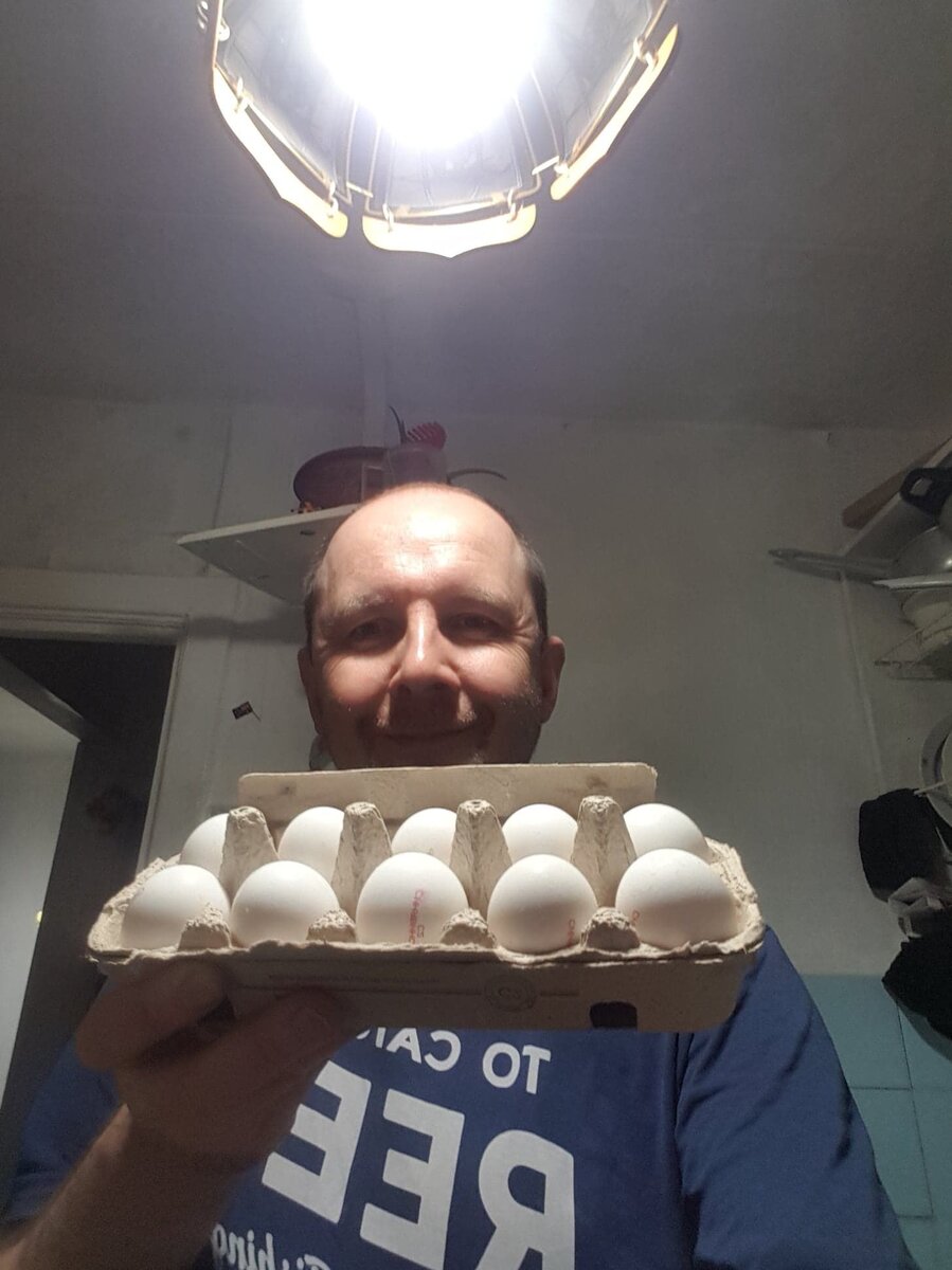 Вот такие загадочные яйца. Фото автора