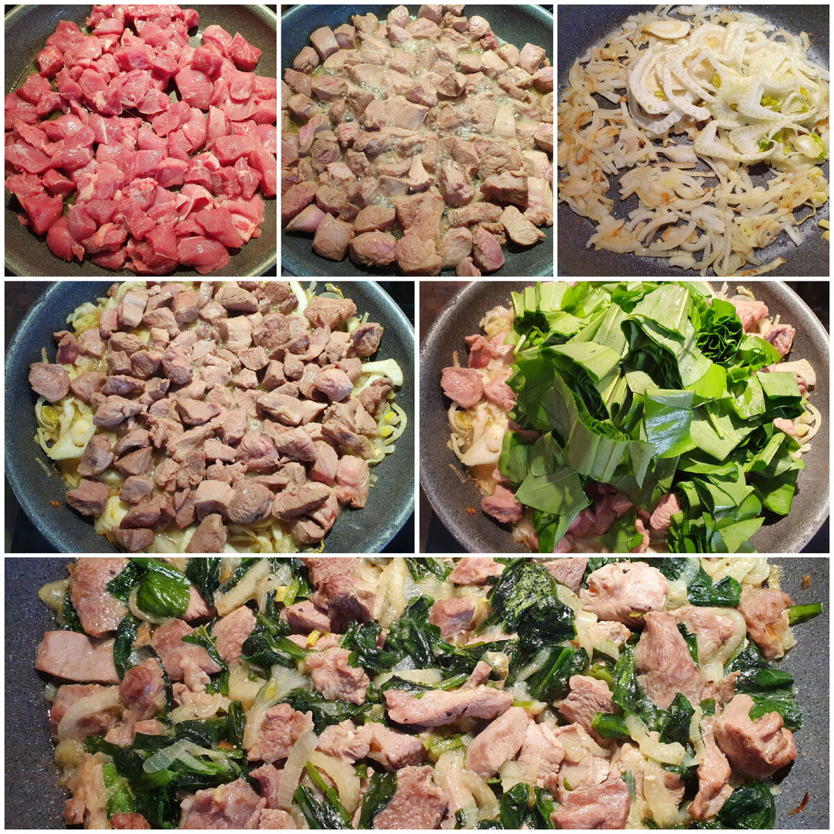 Мясо индейки с фенхелем и черемшой