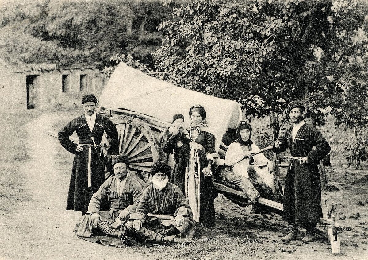 Кабардинская семья, 1900 год