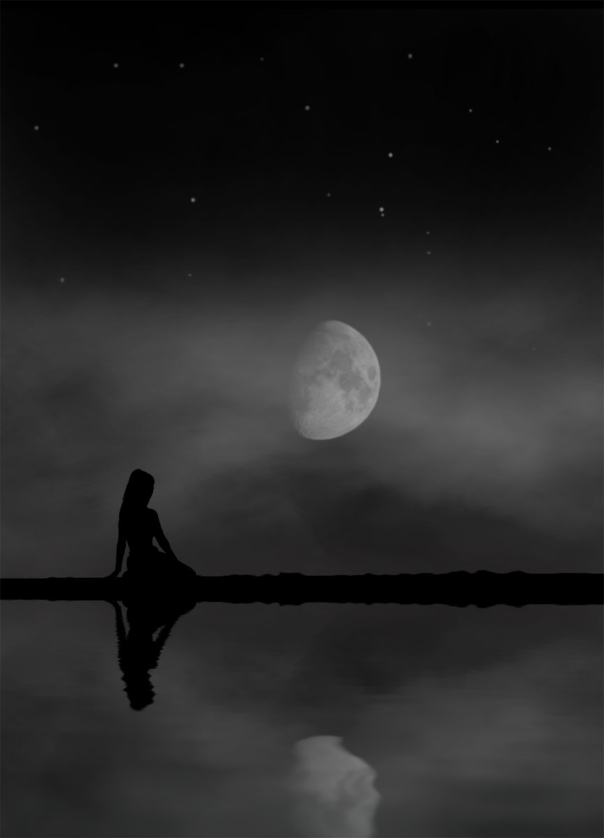 Одинокая луна розовая. Луна одиночество. Одиночество в ночи. Это одиночество. Под луной.