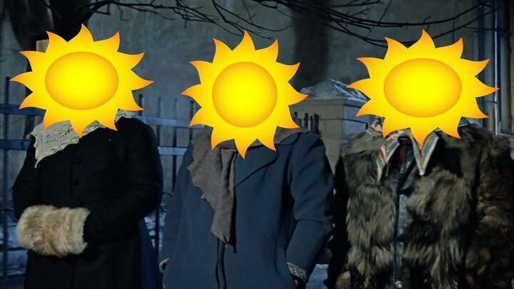 Три полуграции. Кадр из КиноТеста "Маска, я Вас знаю"