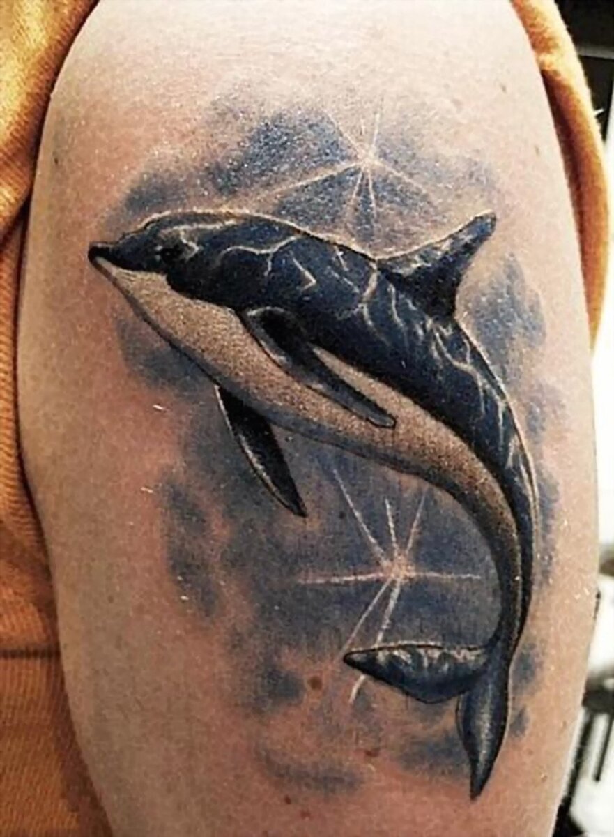 Тату дельфин. Татуировка дельфины: фото, эскизы и значения