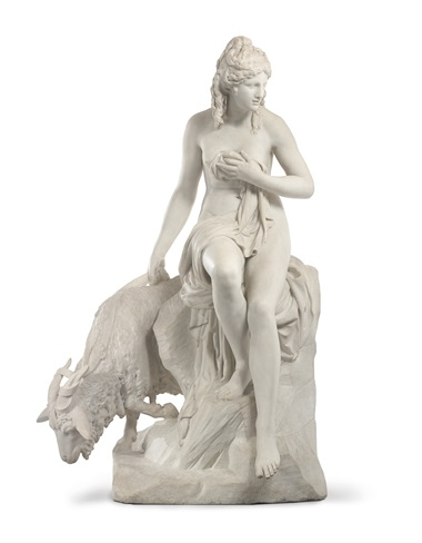 Скульптура Амалфеи. Её имя в переводе с древнегреческого означает «нежная богиня».