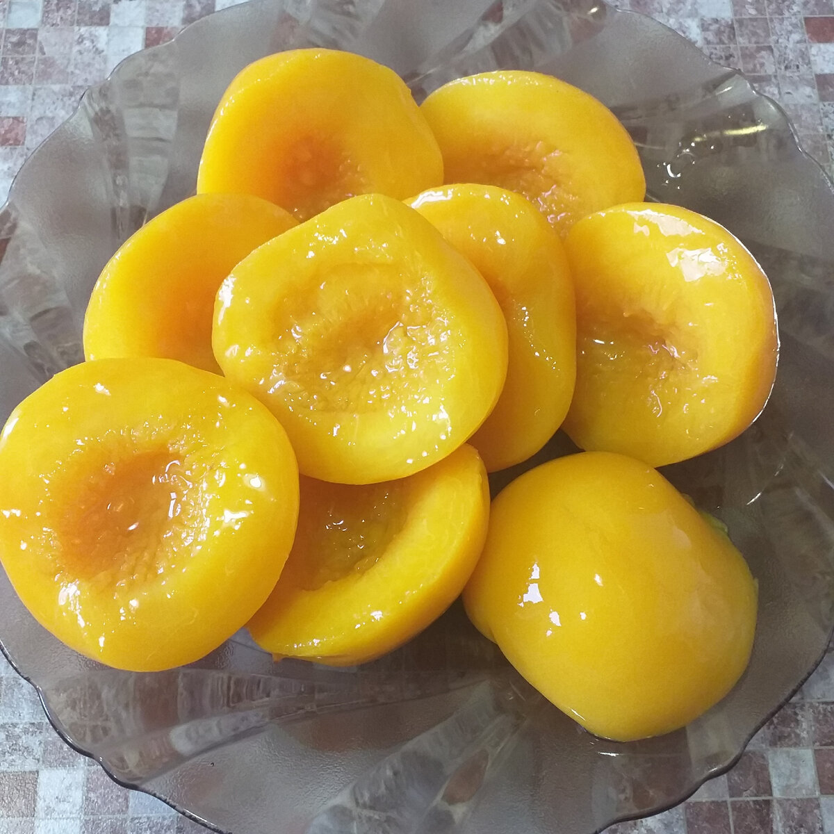 Кули из консервированных персиков