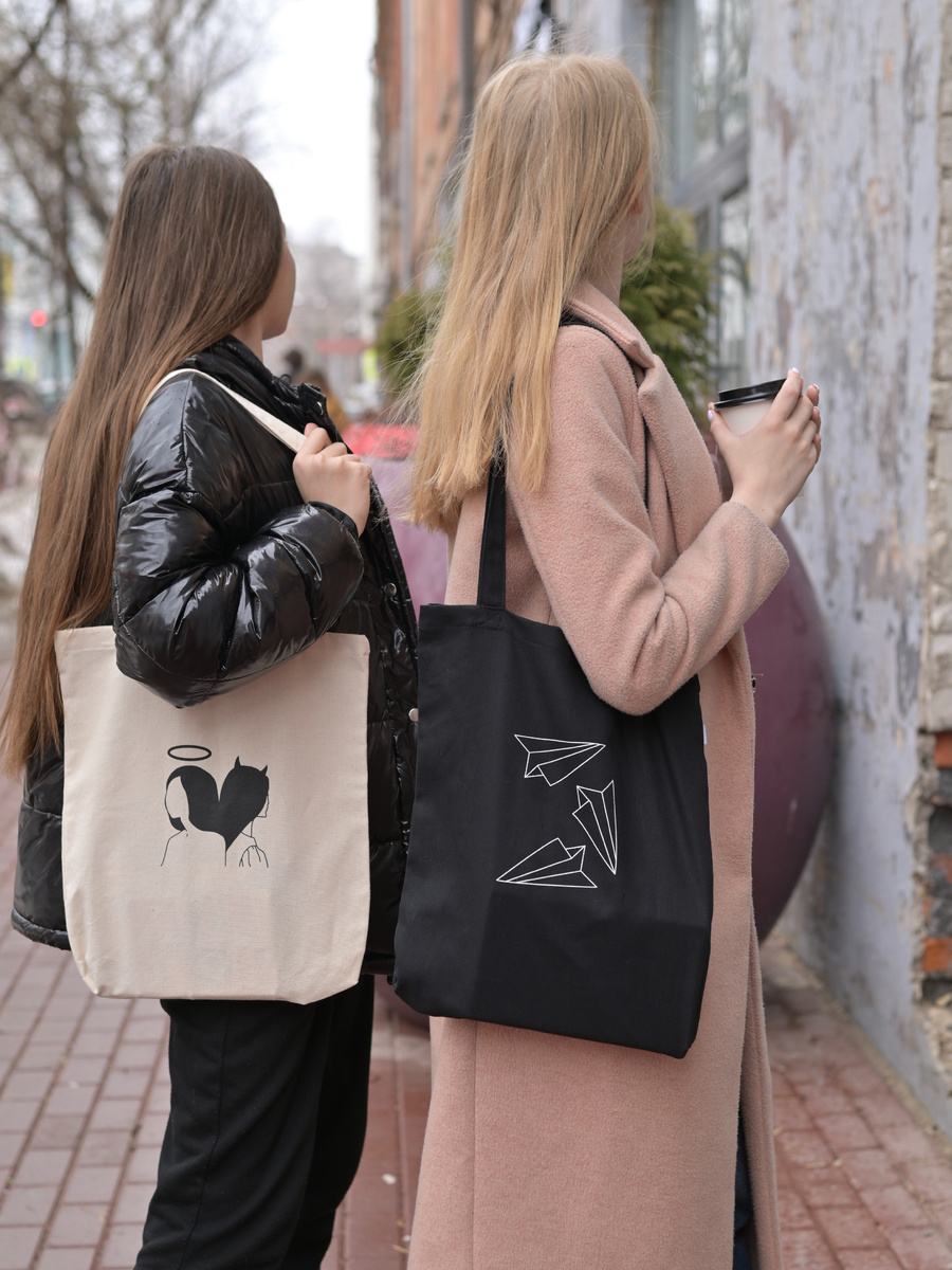 Знакомьтесь - это наши стильные сумки шопперы :)