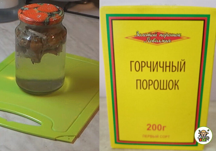 Настой чеснока и горчичный порошок