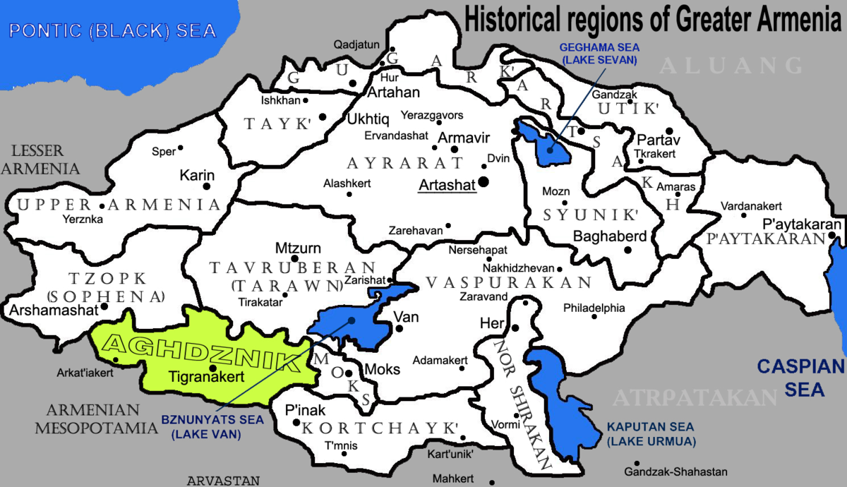 Карта великой армении от моря до моря