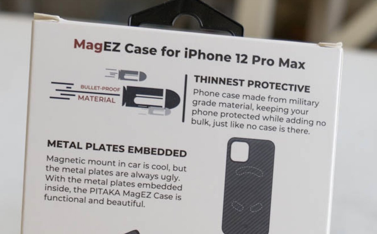 На упаковке указано, что чехол изготовлен из арамида, который используют в производстве армейских бронежилетов