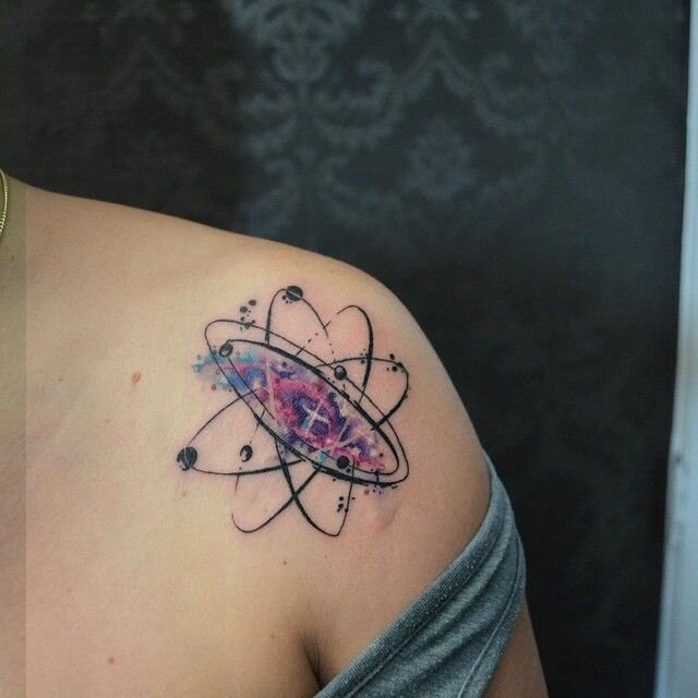 Татуировка атом (70 фото)
