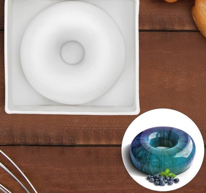 Силиконовая форма для гляссажного торта