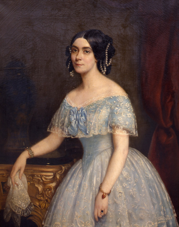 Портрет Эммы Мак Киннон работа Жюля Лора 