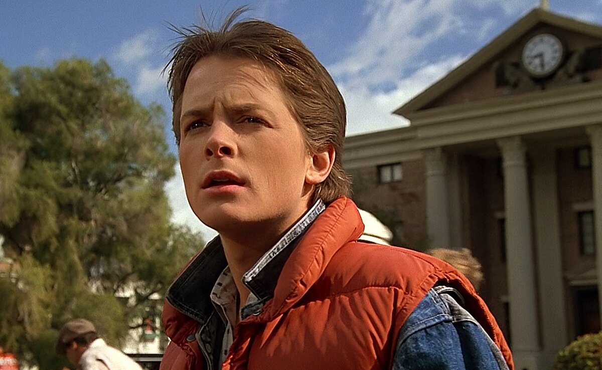 Кадр из фильма "Назад в будущее".