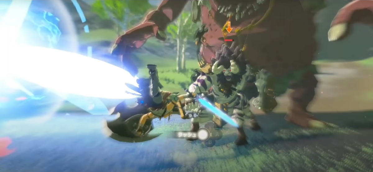 Бой Линка с тремся врагами