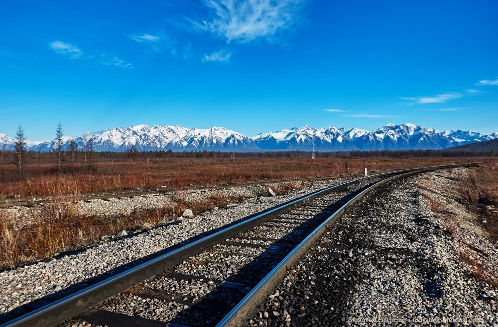 Подъезжаем к станции Новая Чара. Западный БАМ. Фото из открытых источников