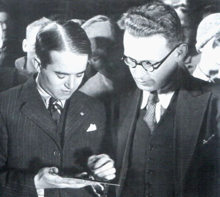 2. Сало Флор и Михаил Ботвинник в 1930-е годы