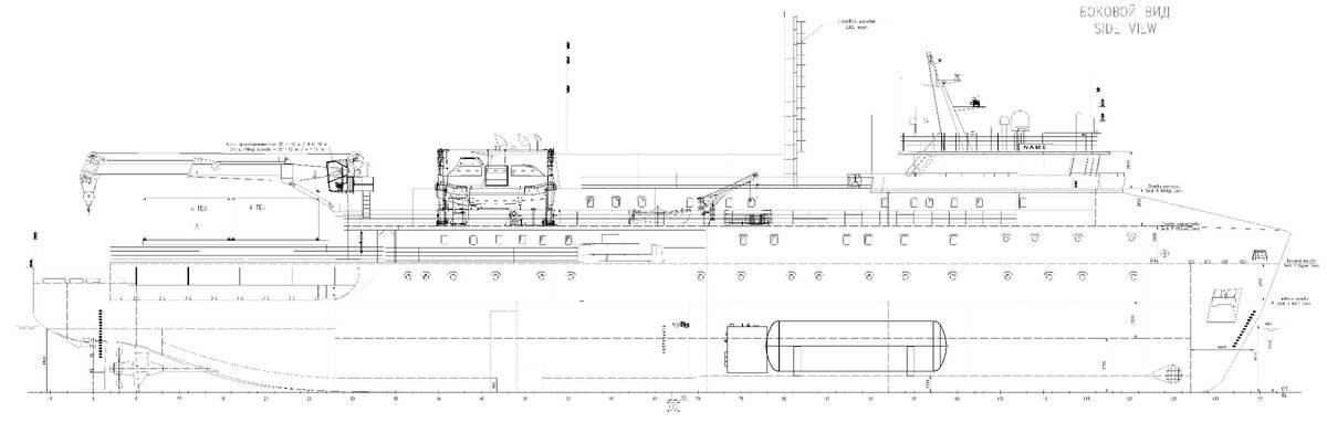 проект PV27 - общее расположение - боковой вид