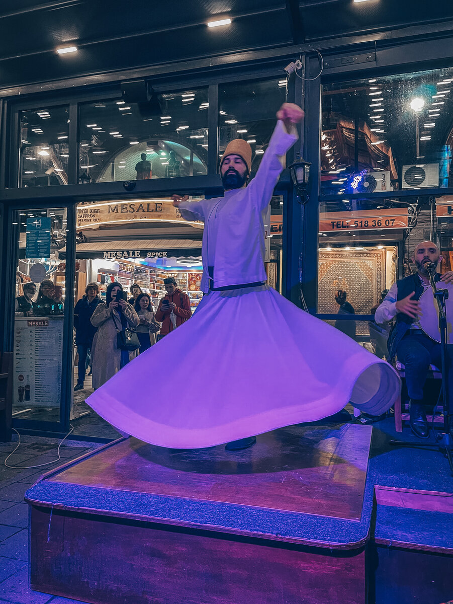 Кружащийся дервиш в Стамбуле, 2021.