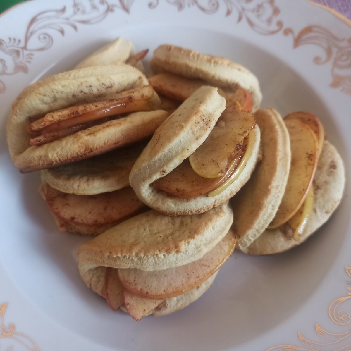 печенье с яблоком. фото автора
