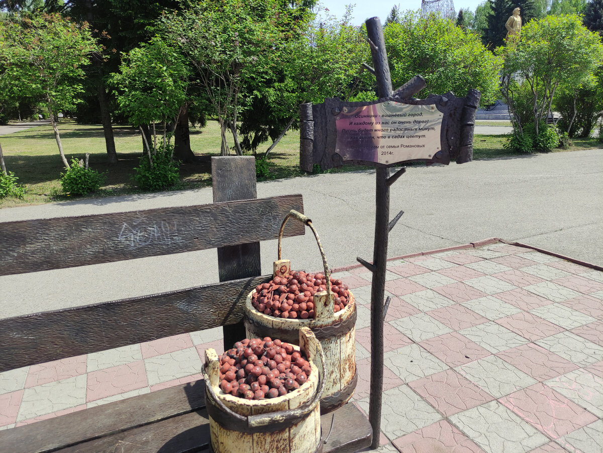 Вишнёвая скамейка