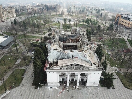 Продолжение почти документального рассказа "Свастика над Мариуполем" // Фото; Мариуполь, март 2022, источник фото: сайт МК