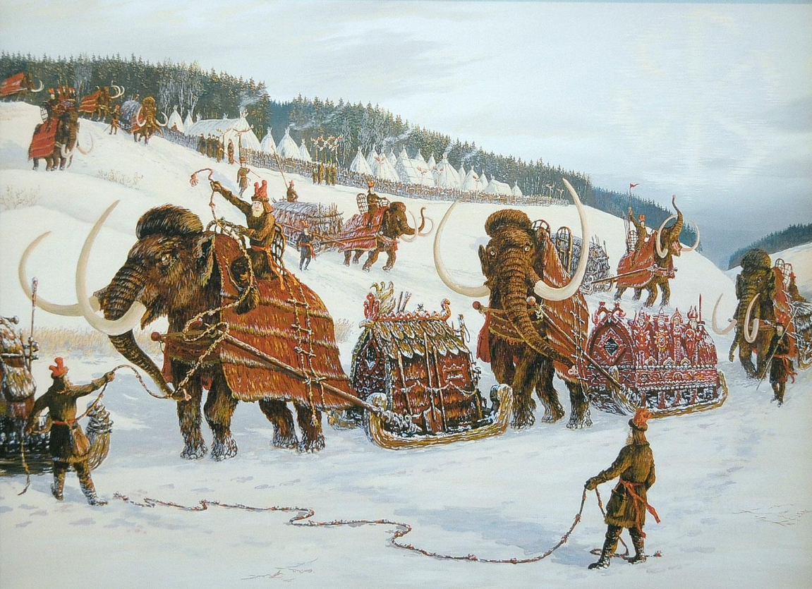 Всеволод Иванов «В веке Индры». Из цикла картин «Ведическая Русь»