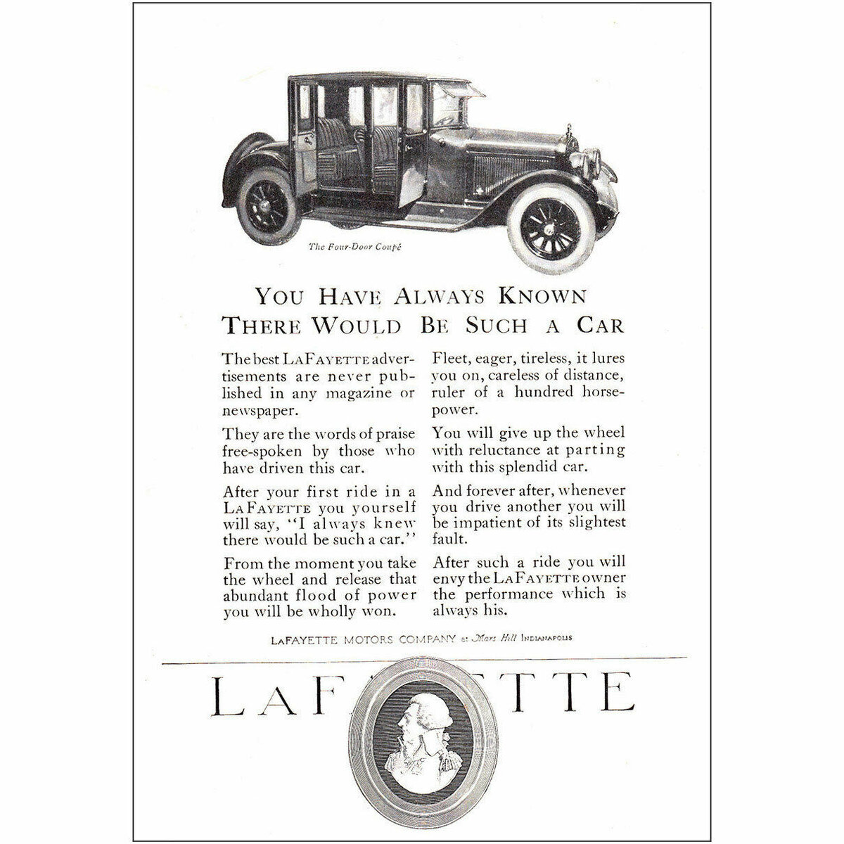 LaFayette Four Door Coupe Touring Type