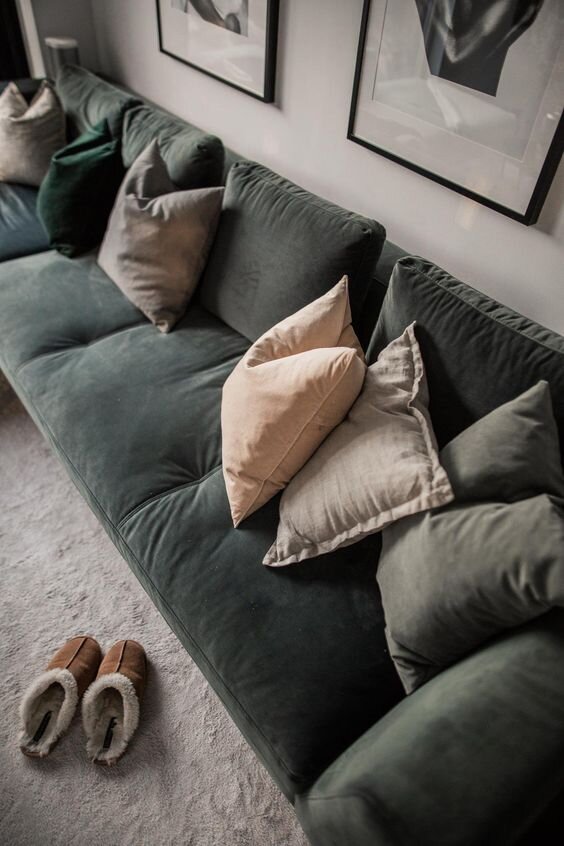 Диван в гостиной