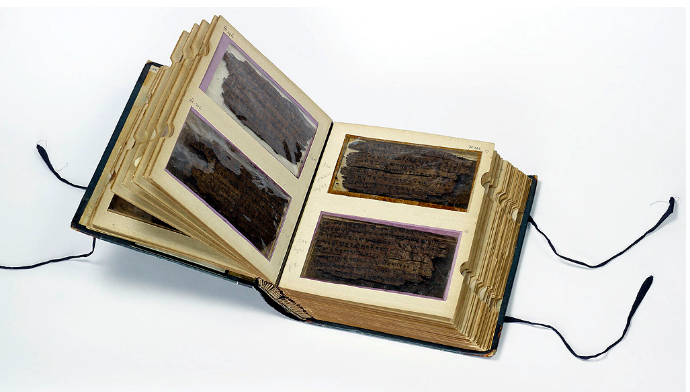 Фото: Манускрипт из Бахшали в Бодлианской библиотеке Оксфорда. Фото: Bodleian Libraries, University of Oxford (google.com)
