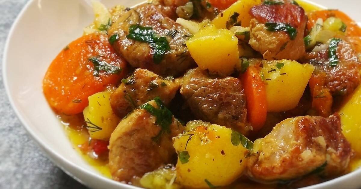 Простое, но очень ароматное и вкусное блюдо для семейного обеда!