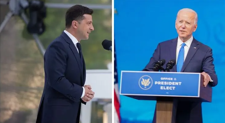 Зеленский и Байден созвонились во второй раз. Коллаж "Страны"