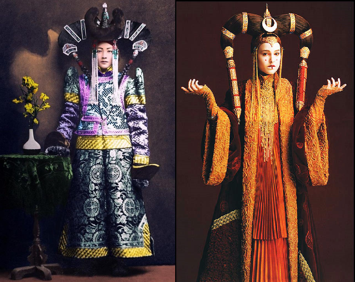 Прообразом для королевы Амидалы выступила последняя королева Монголии Наваанлувсангийн Гэнэнпил