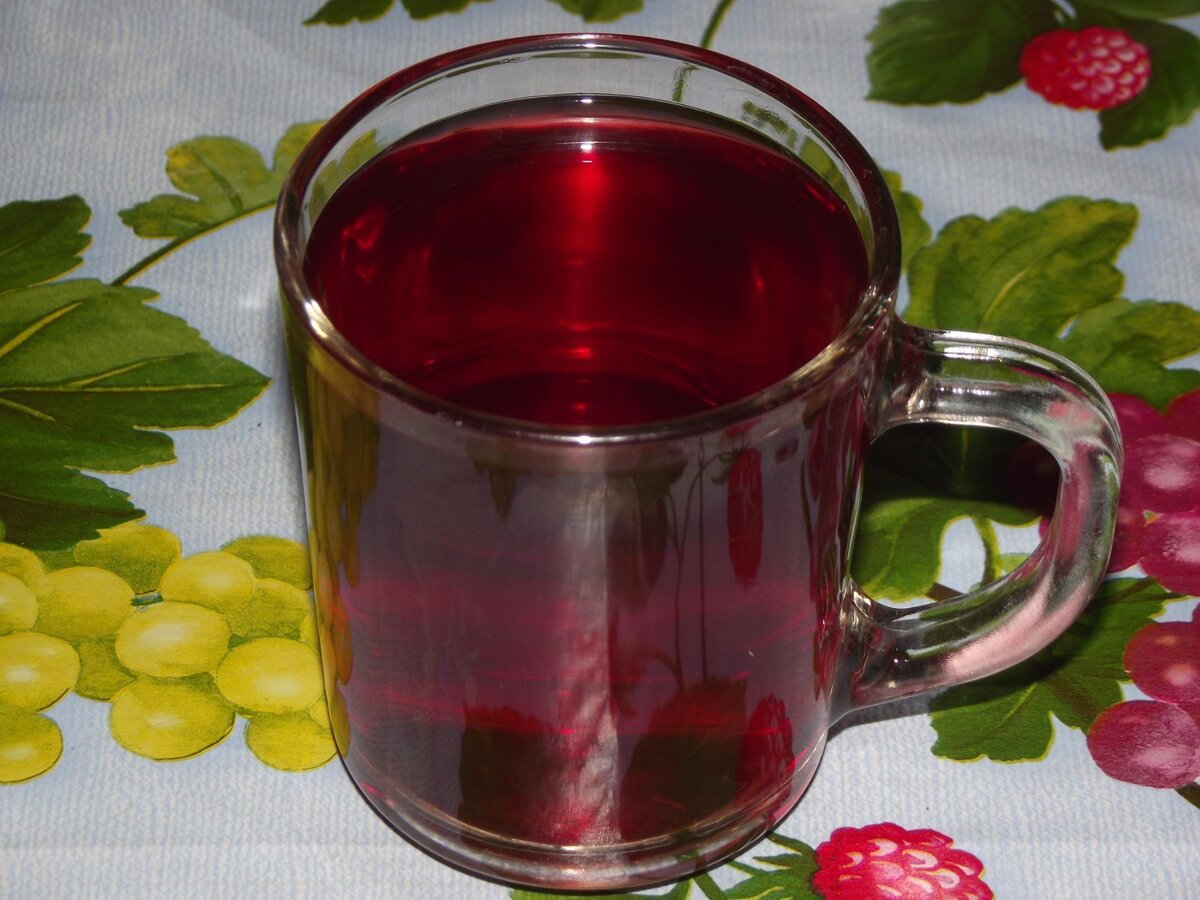 Вот такой витаминный напиток получается.