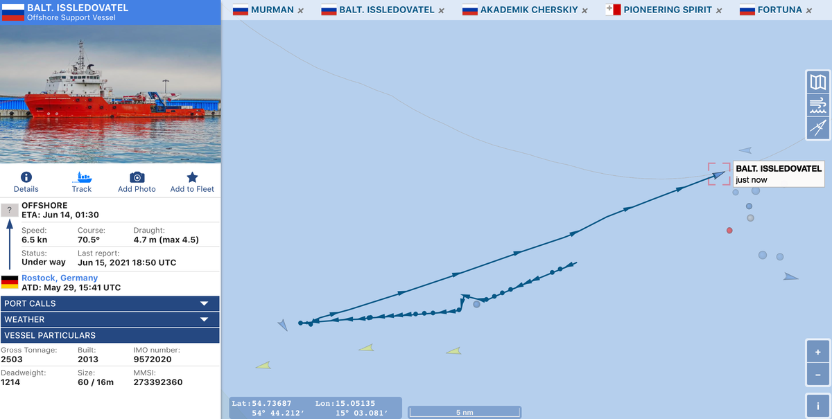 Трек Балтийского исследователя