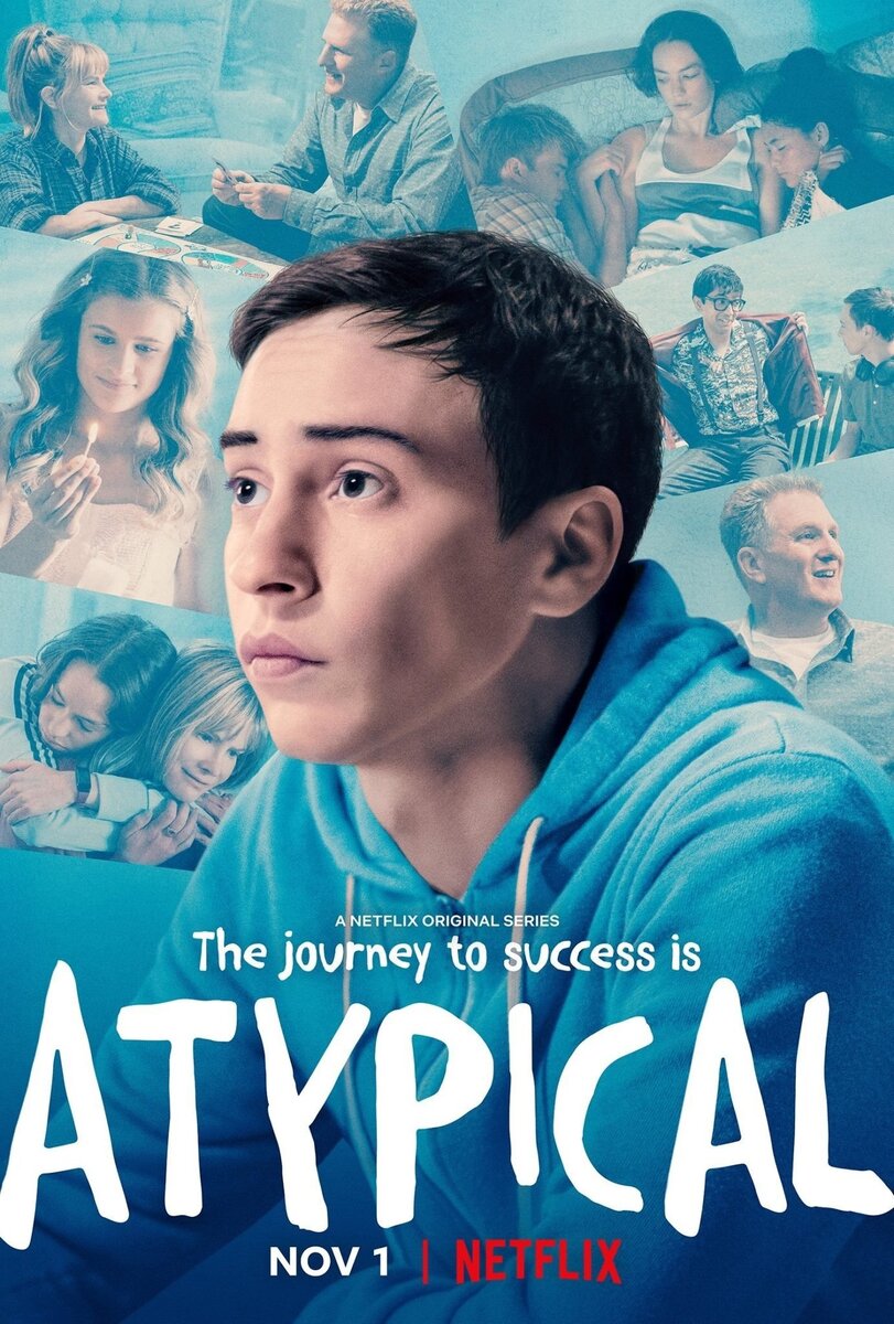 Постер сериала "Нетипичный" (Atypical), 2017 год