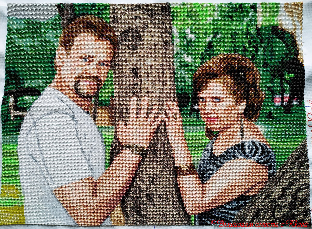 Готовая вышивка